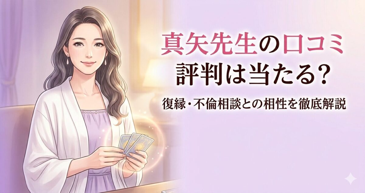 真矢先生の口コミ 評判は当たる？ 復縁・不倫相談との相性を徹底解説 タロットカードを軽く持つ ・霊視イメージの柔らかい光