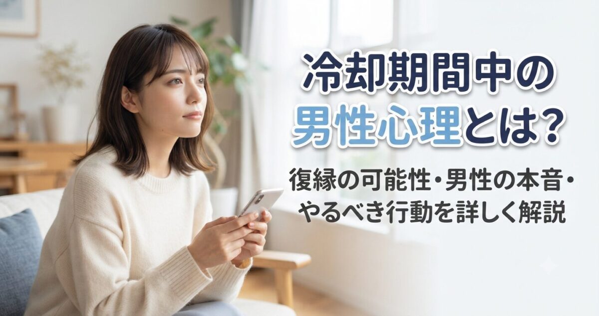 冷却期間中の男性心理とは？ 復縁の可能性・男性の本音・やるべき行動を詳しく解説 窓際に座り、スマートフォンを持ちながら考え込んでいる女性